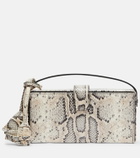 Magda Butrym Apolonia snake-effect leather clutch