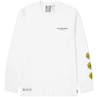 Adidas Men's x MUFC x The Stone Roses Long Sleeve T-Shirt in White