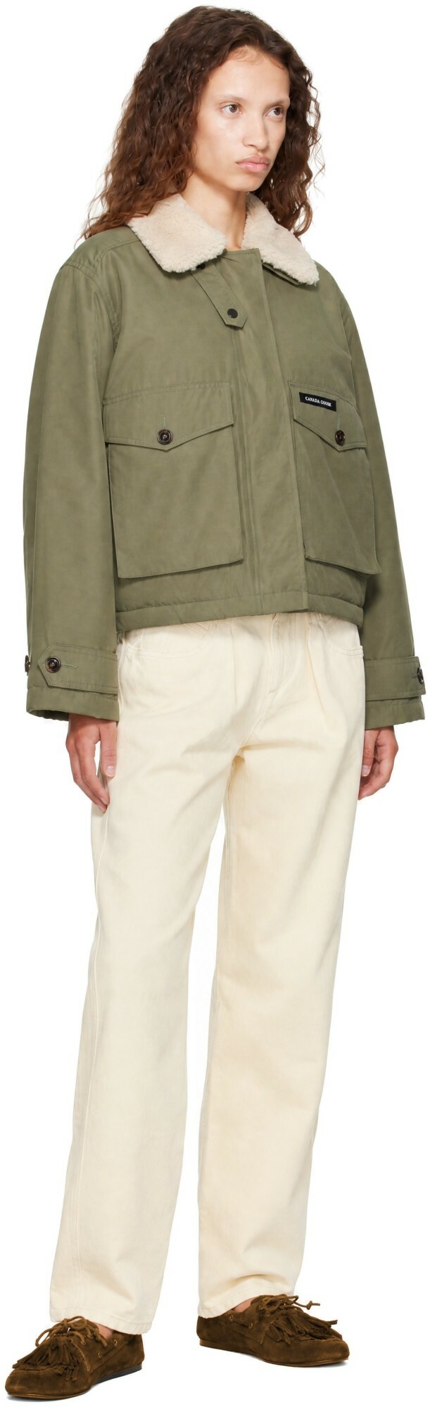 Canada Goose Khaki Scout Down Jacket