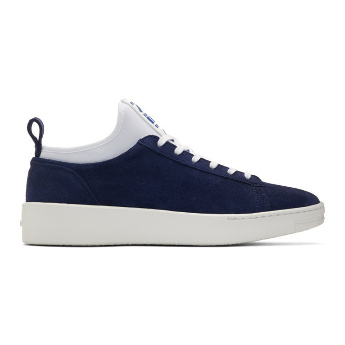 Photo: Kenzo Blue Suede K-City Sneakers