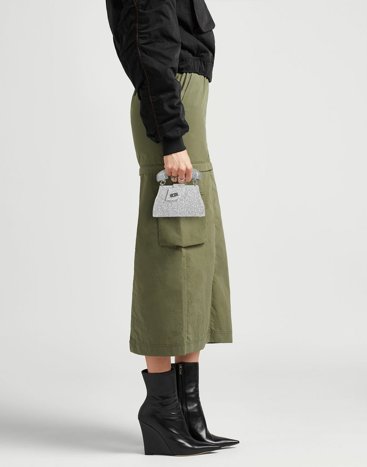Gcds Womens Clutch in Silver