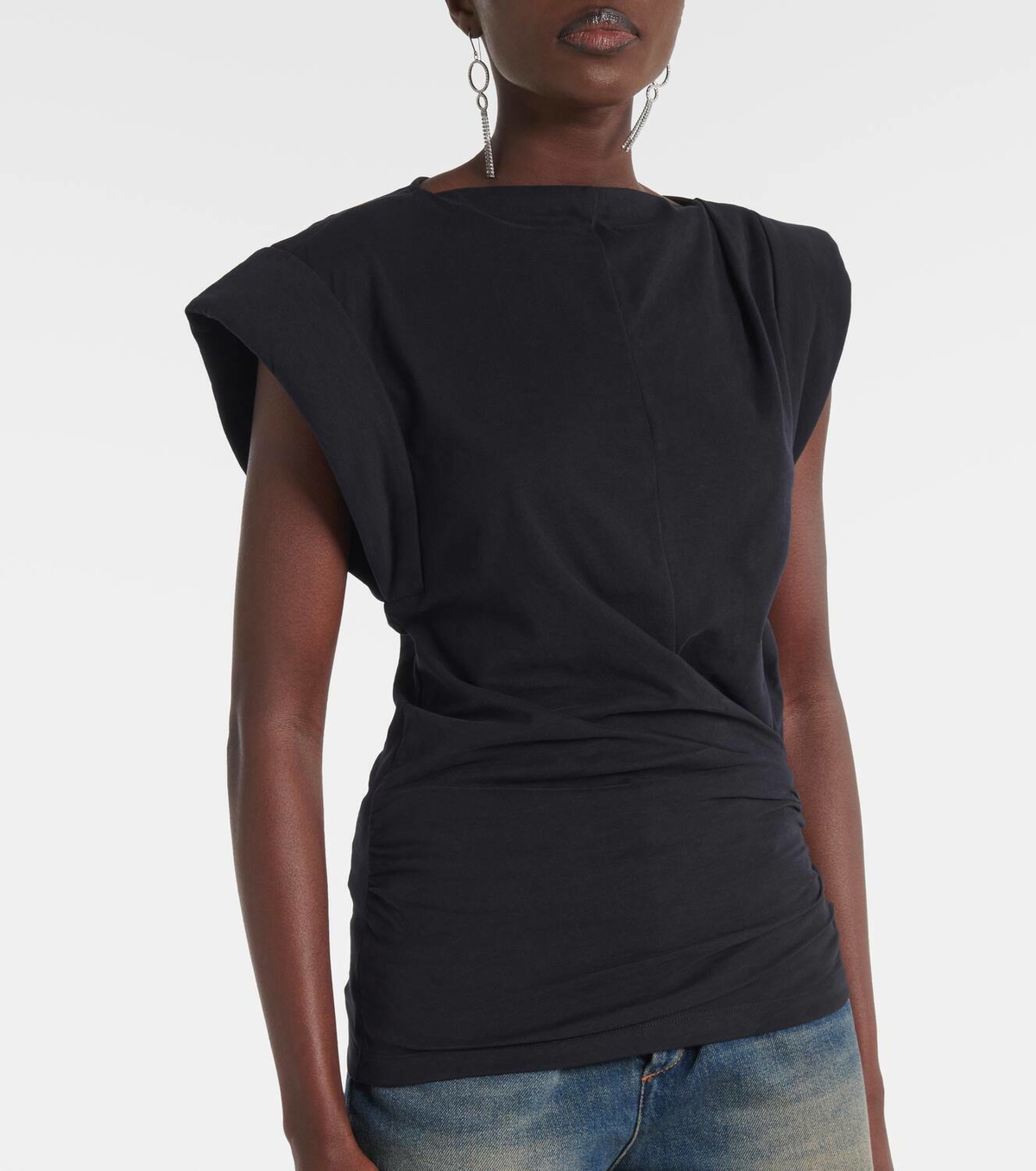 Isabel Marant Maisan cotton jersey tank top