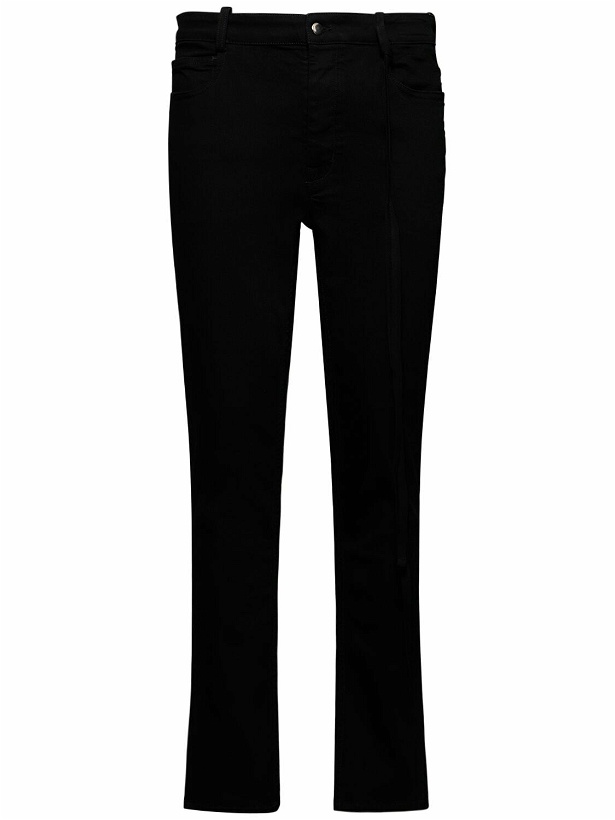 Photo: ANN DEMEULEMEESTER - Wout Cotton Blend Skinny Pants
