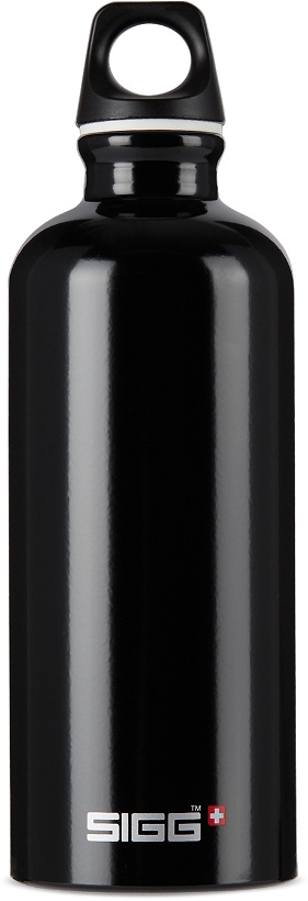 Photo: SIGG Black Aluminum Traveller Classic Bottle, 600 mL