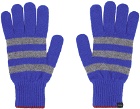 Paul Smith Blue Twisted Gloves