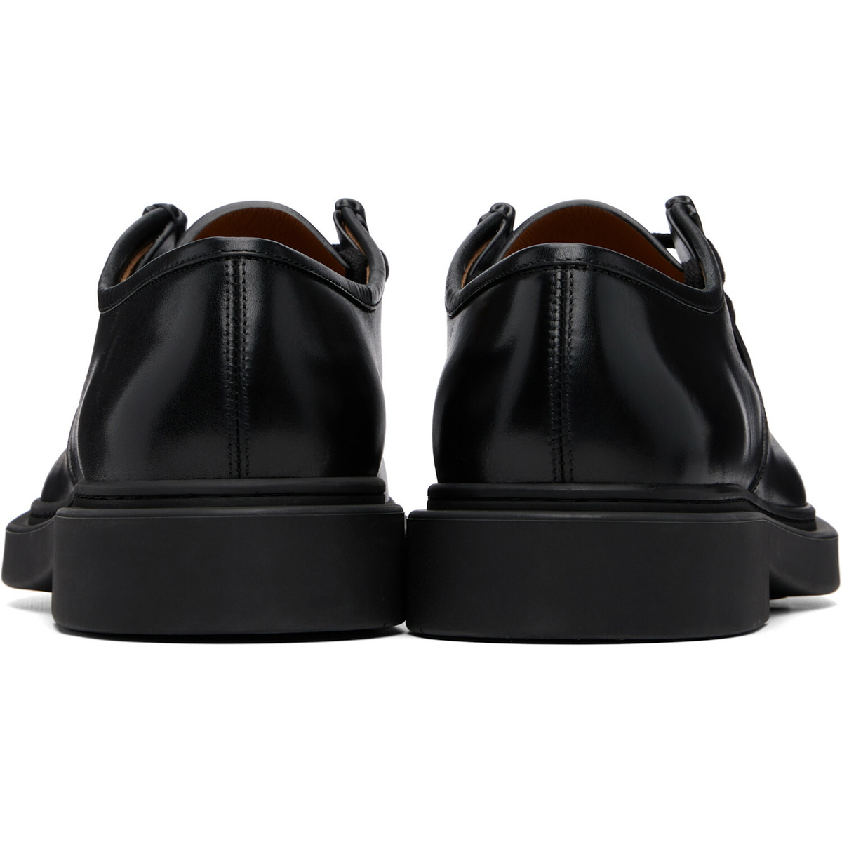 Jil Sander Black Lace-Up Derbys