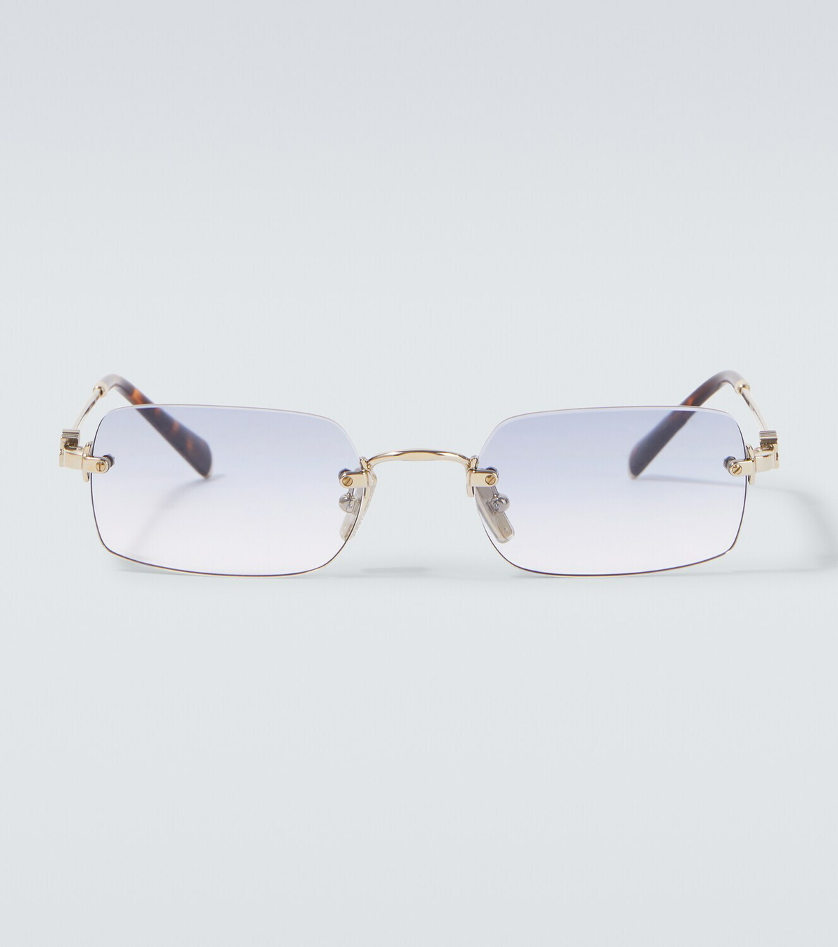 Miu Miu Logo rectangular sunglasses