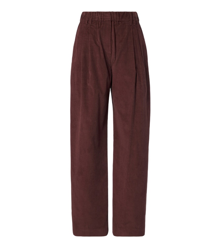 Photo: Brunello Cucinelli Monili corduroy wide-leg pants