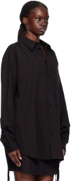 Helmut Lang Black Oversized Shirt