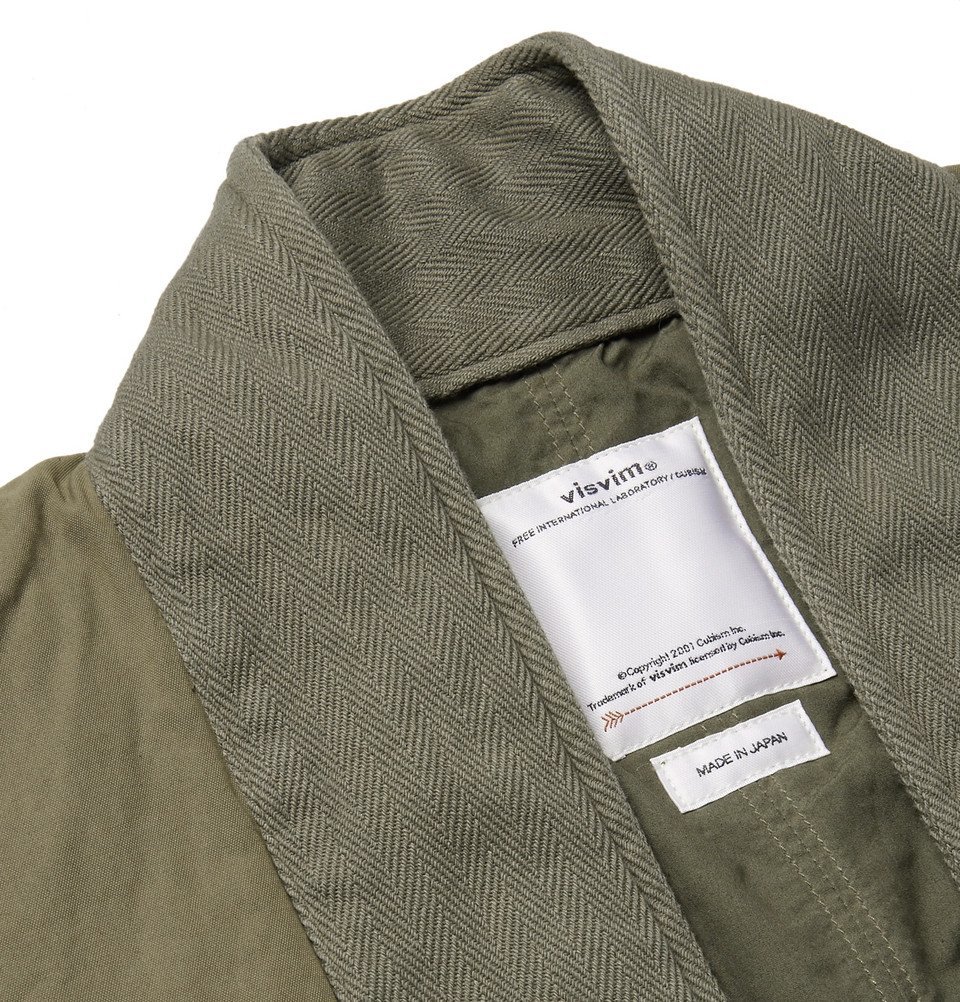 visvim - Dotera Mil Cotton-Blend Coat - Army green