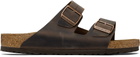 Birkenstock Brown Regular Arizona Sandals
