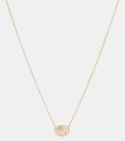 Melissa Kaye Lenox Reign 18kt gold necklace with diamond