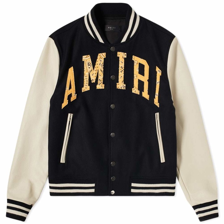 Photo: Amiri Vintage Applique Varsity Jacket