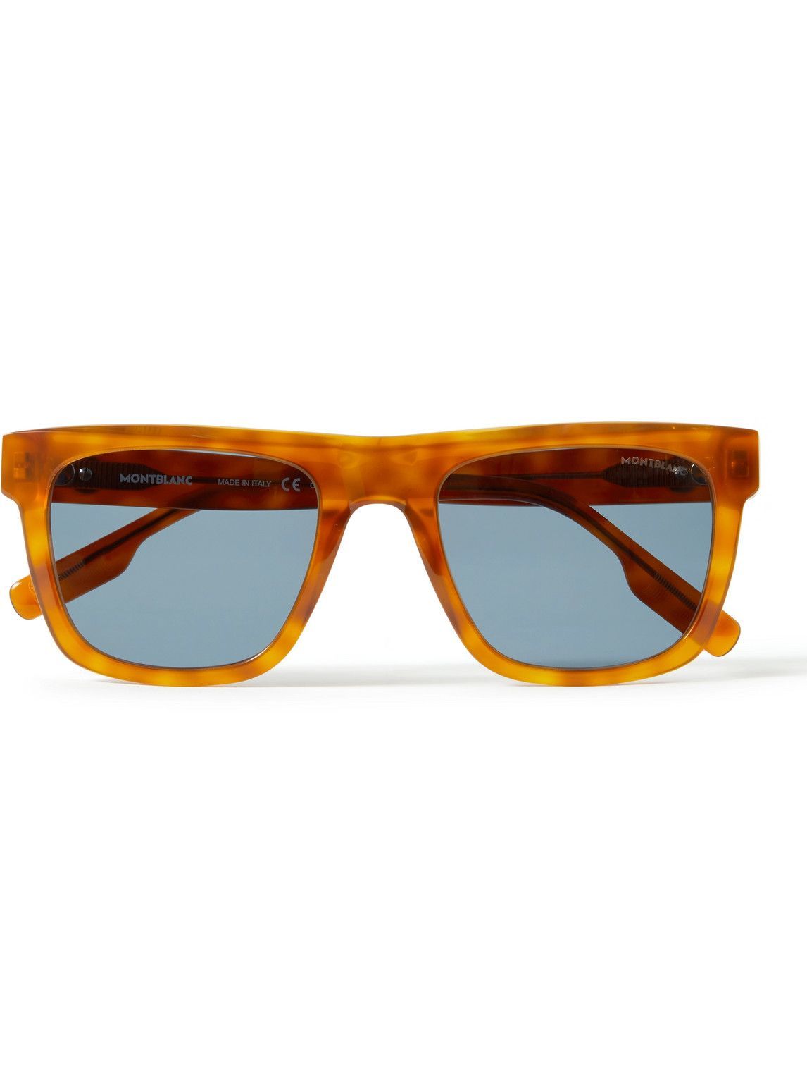 Montblanc D Frame Tortoiseshell Acetate Sunglasses Montblanc