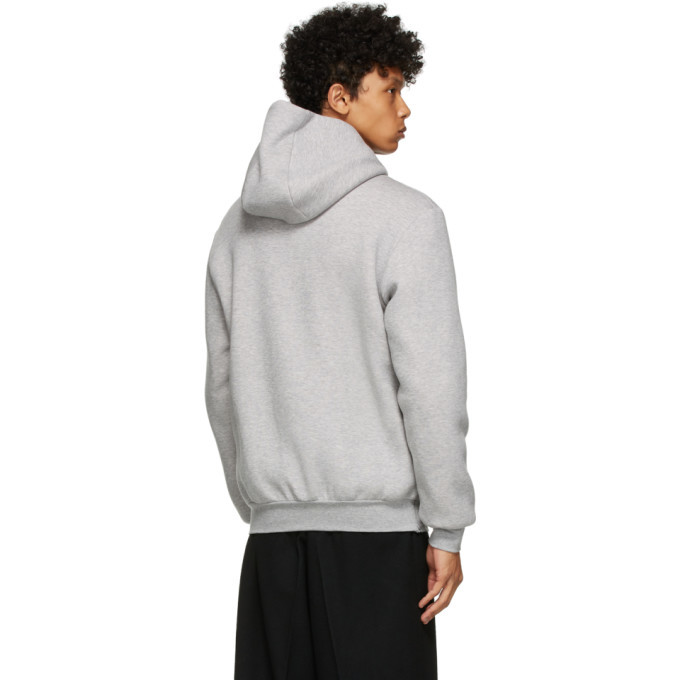 Fumito Ganryu Grey Side Zip Parker Hoodie Fumito Ganryu