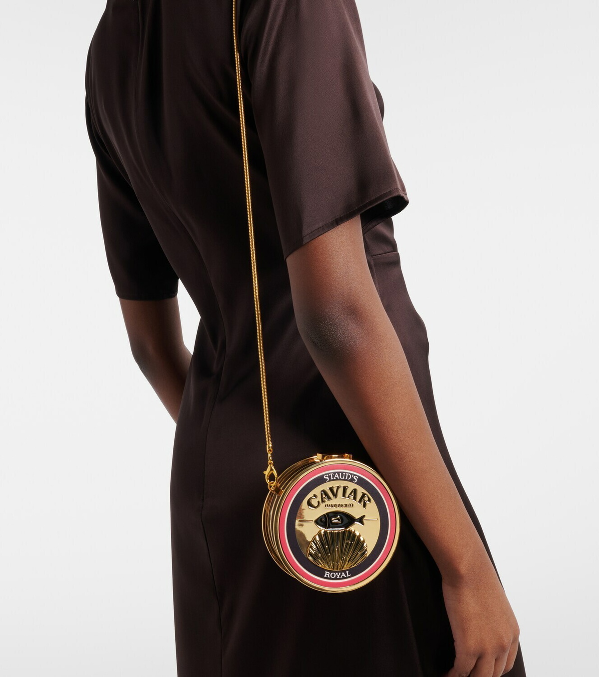 Staud Caviar Mini crossbody bag