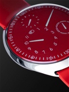 Ressence - Type 1 Slim Red Limited Edition Automatic 42mm Titanium and Rubber Watch, Ref. No. Type 1S 000