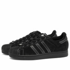 Adidas Superstar II Sneaker in Core Black/Core Black