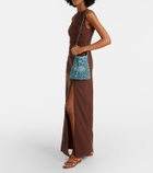 Tod's EBL Mini raffia-effect bucket bag