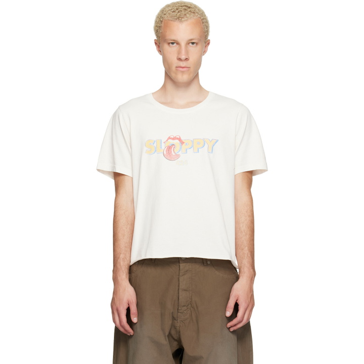 Photo: 424 Off-White 'Sloppy' T-shirt