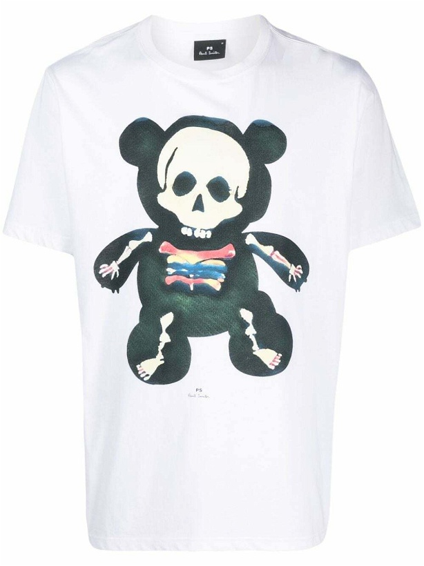 Photo: PS PAUL SMITH - Teddy Skeleton Cotton T-shirt