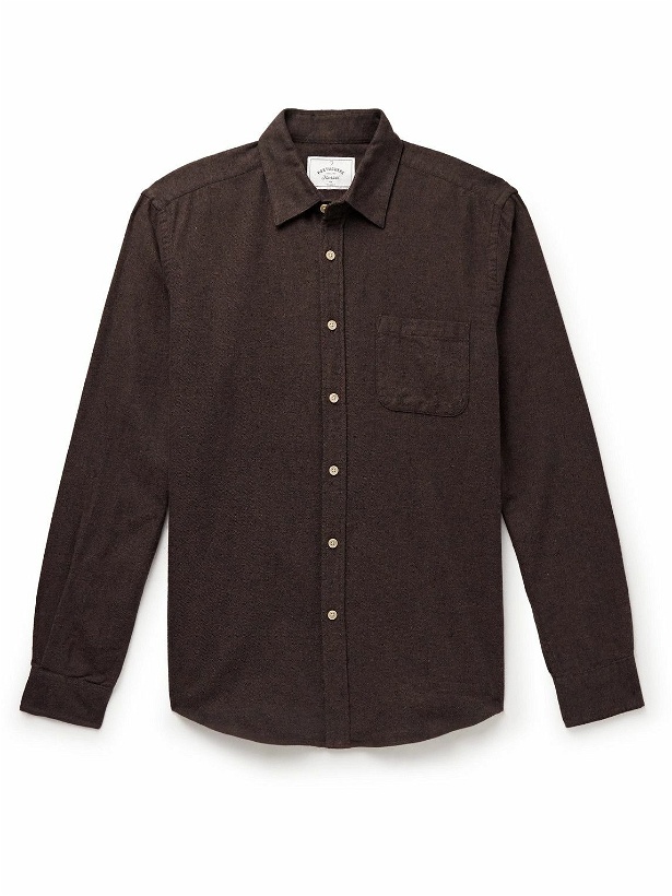 Photo: Portuguese Flannel - Teca Cotton-Flannel Shirt - Brown