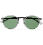 PERSOL - Round-Frame Tortoiseshell Acetate Sunglasses - Gray