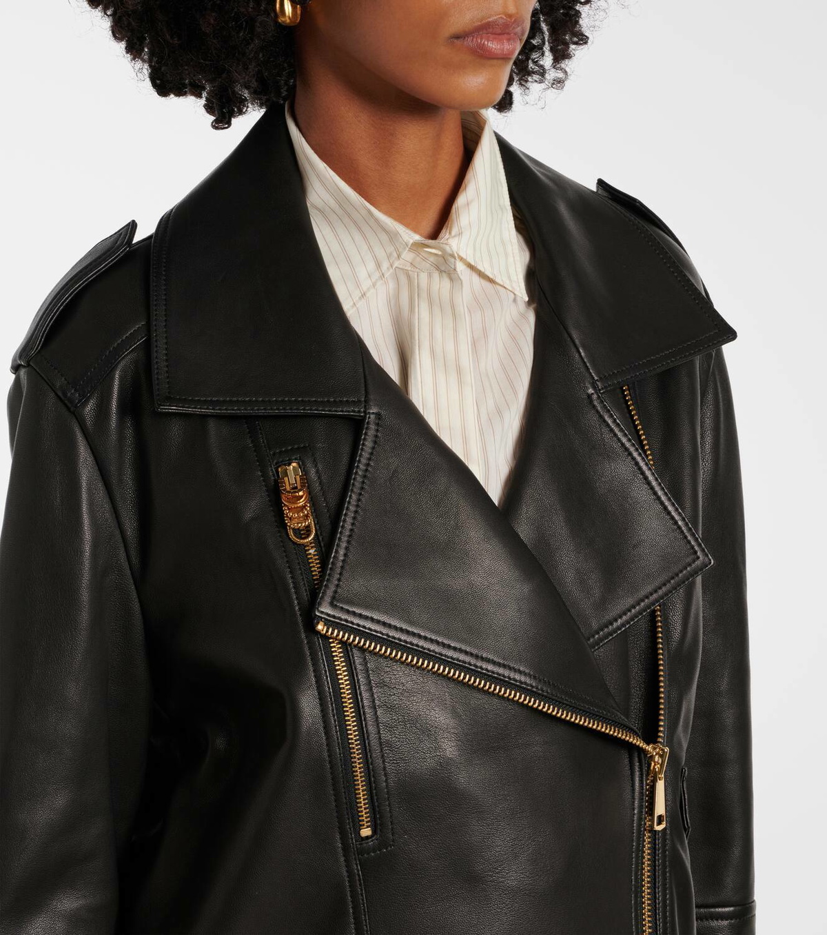 Dorothee Schumacher Sleek Statement leather biker jacket