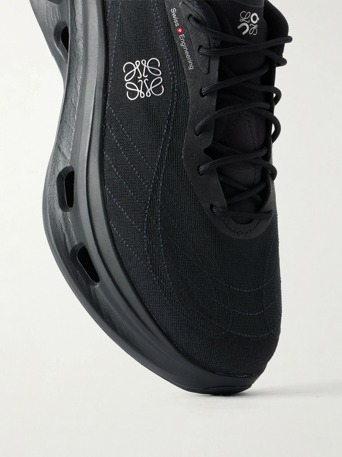 LOEWE - On Cloudtilt Rubber-Trimmed Mesh Sneakers - Black