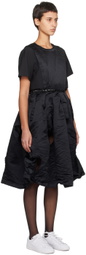 Black Comme des Garçons Black Cutout Midi Dress