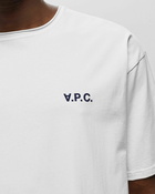 A.P.C. T Shirt Jeremy White - Mens - Shortsleeves