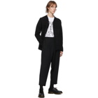 Comme des Garcons Homme Deux Black Fairsle Cardigan