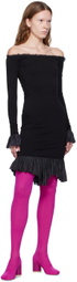 MM6 Maison Margiela Pink Thigh-High Sock Boots