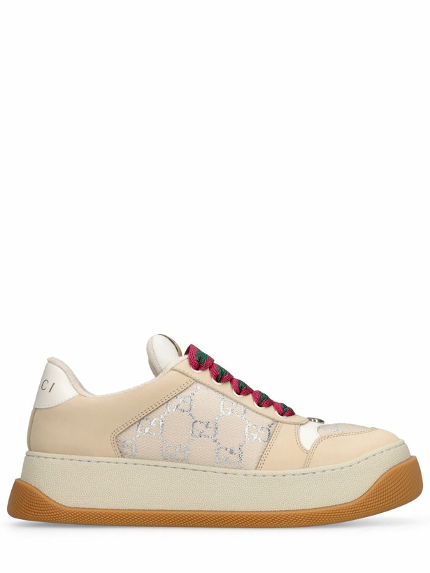 Photo: GUCCI - 50mm Screener Canvas Sneakers
