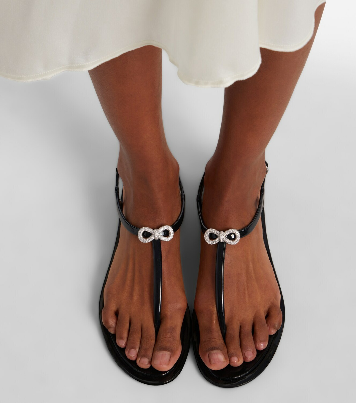 Mach & Mach Riviera embellished thong sandals
