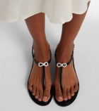 Mach & Mach Riviera embellished thong sandals