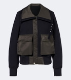 Sacai Cotton-blend blouson jacket
