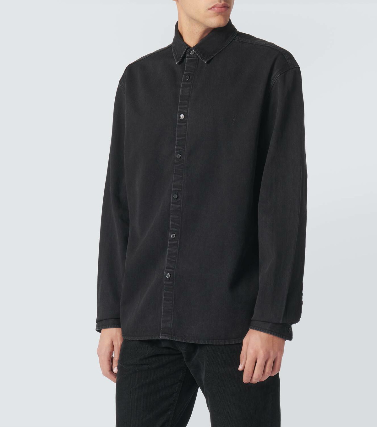 Saint Laurent Cassandre denim shirt Saint Laurent