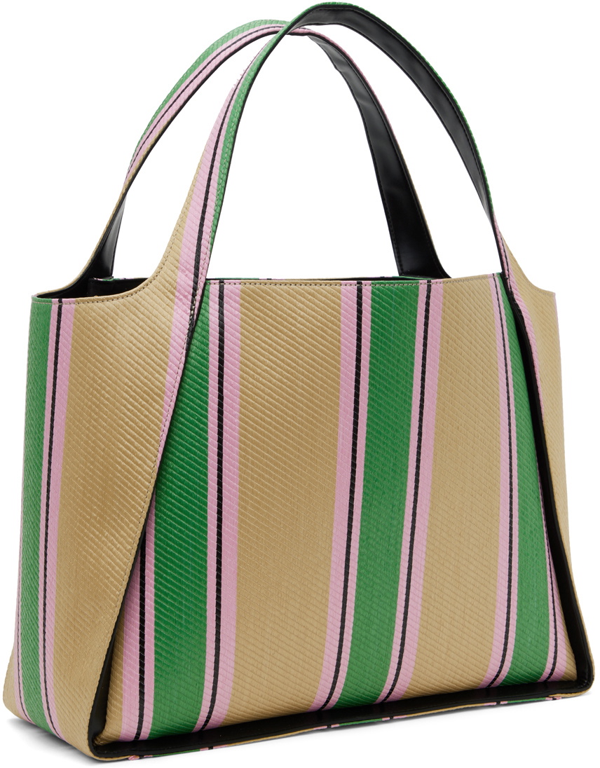 Stella McCartney Multicolor Striped Tote Stella McCartney