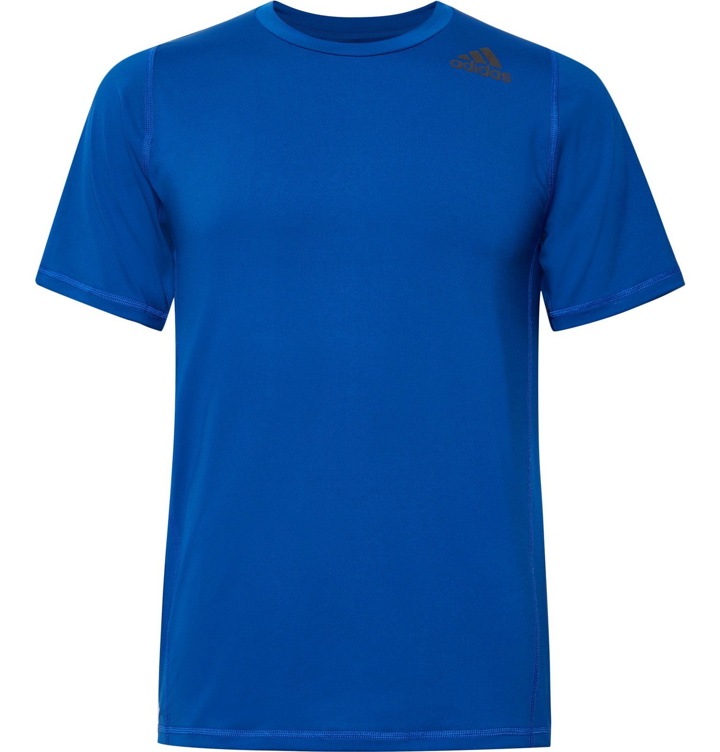 Photo: Adidas Sport - Alphaskin Techfit Climalite T-Shirt - Blue