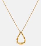 Loewe Nappa twisted sterling silver necklace