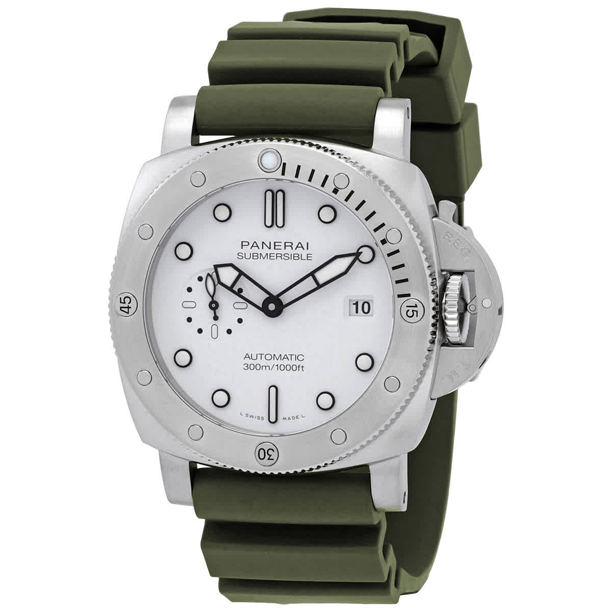 Panerai Submersible QuarantaQuattro Automatic White Dial Mens Watch PAM01226