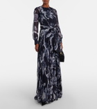 Erdem Floral voile gown