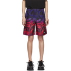 MSGM Multicolor Graphic Shorts