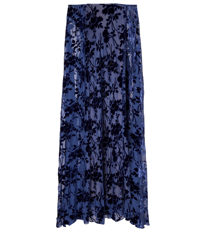 Photo: Rodarte Caped off-shoulder jacquard maxi dress