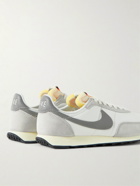 Nike - Waffle 2 SE Leather and Suede-Trimmed Nylon Sneakers - Gray