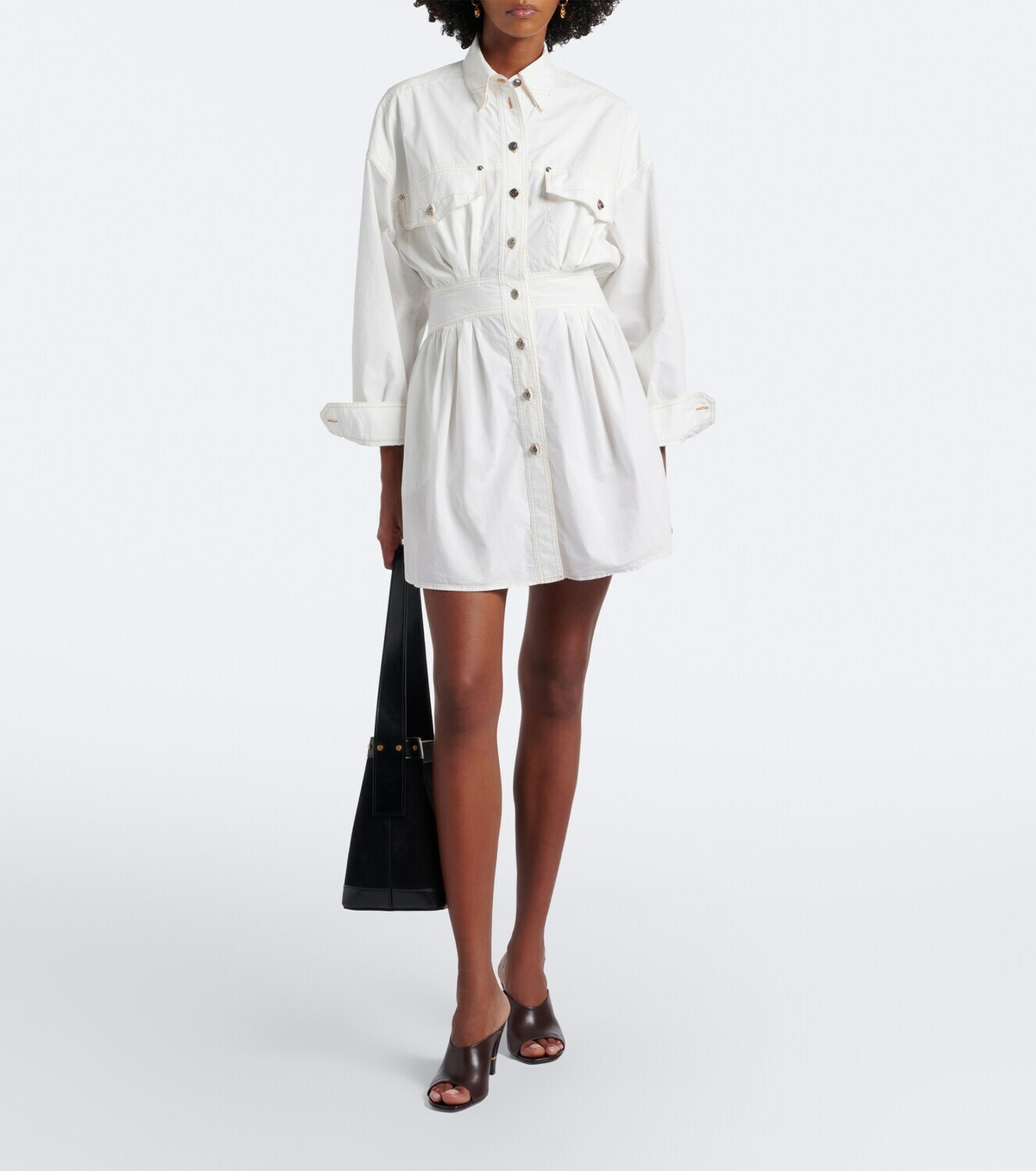 Versace Denim shirt dress