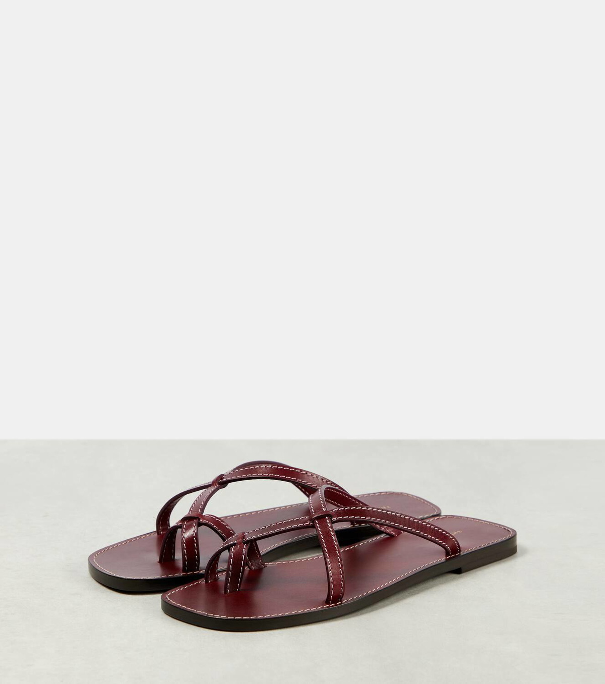 The Row Link leather sandals