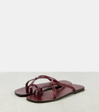 The Row Link leather sandals