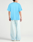 Msgm Mens T-shirt Sky in Blue